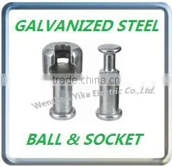 Wenzhou Yika IEC 24KV 70KN Polymer Insulator Ball and Socket End Fitting