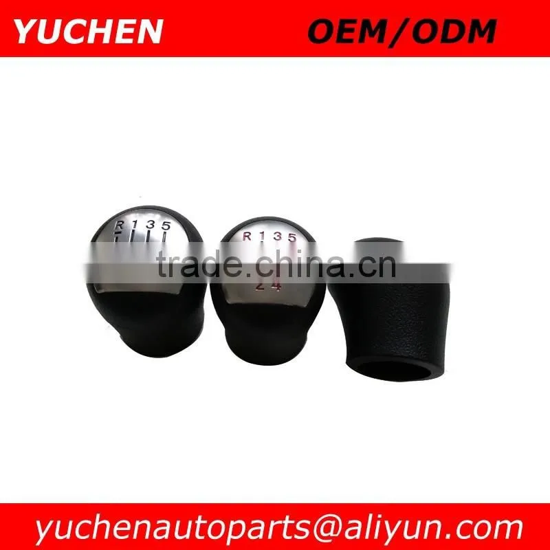 YUCHEN Car Shift Knob With Red Black Chrome Color Gear Knob Car Spare Parts For RENAULT CLIO II KANGOO II TWINGO