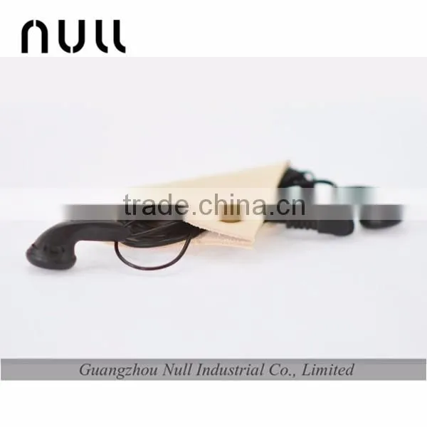 Small and cute vegetable tanning leather earphone storage holders