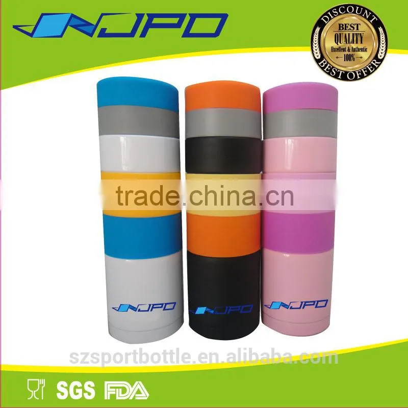 Stainless Steel and Plastic Double Wall Leaking Assistant 24 oz Coffee Mug