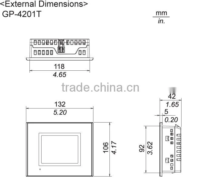 PFXGP4201TAD PROFACE hmi GP-4201T