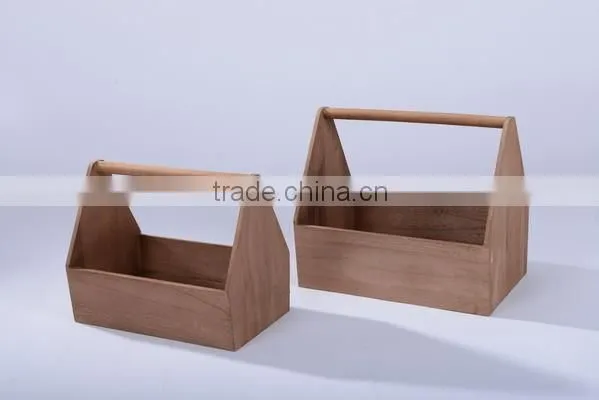 Drinks Bottle Wooden Vintage Handle Storage Crate