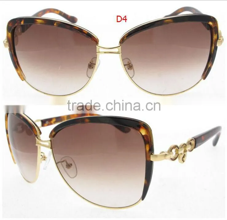Metal feet round box The new metal sunglasses Foreign trade export glasses
