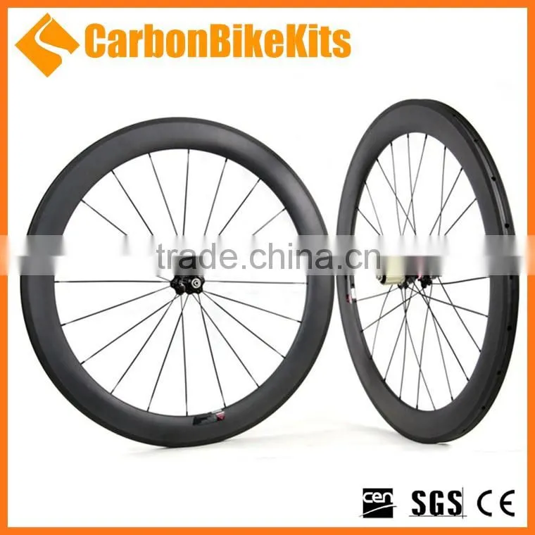 CarbonBikeKits PW60T 6 Pawls Hubs carbon road bike wheels 60mm tubular cheap