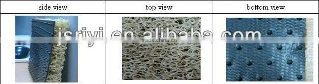 double color pvc coil mat