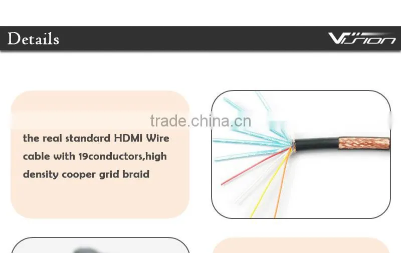 Ultra-Slim HDMI Cables 3D & 4K Rated with Ethernet - 3 Feet