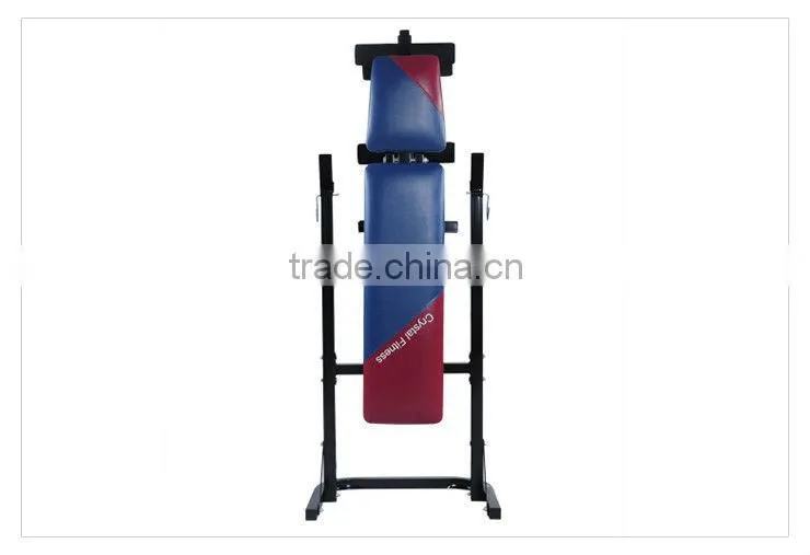 Fitness Equipment Folded Weight Bench with adjustable barbel set