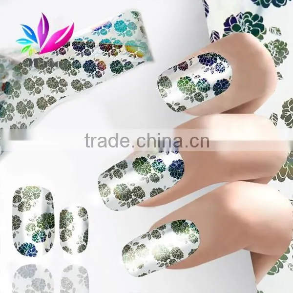 Fashion Nail Art Transfer Stickers 3D Design nail foil