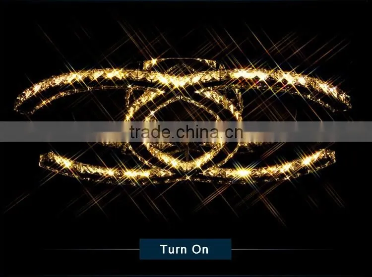 K9 Crystal Chandelier 220V Modern LED Crystal Ceiling Lamp