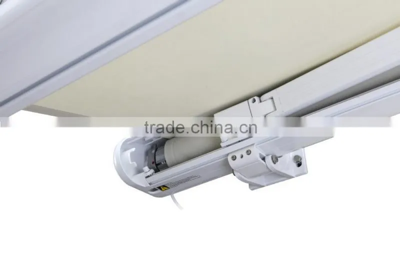 2.2m*1.5m- Retractable Full Cassette Folding arm Awning with LED lights