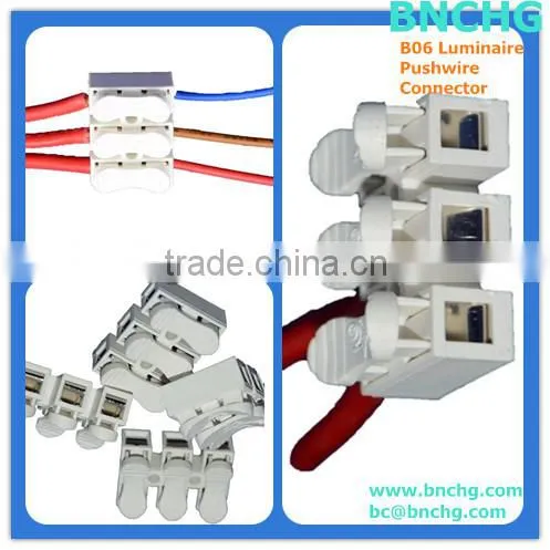 Cheap Press Type Spring connectors for LED Lights 0.5~1.5mm2