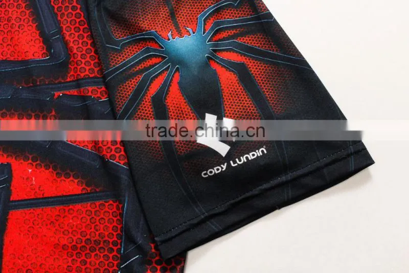 Summer Compression 3d T-shirt Superman Spiderman T Shirt Men Fashion Funny Casual Tshirt
