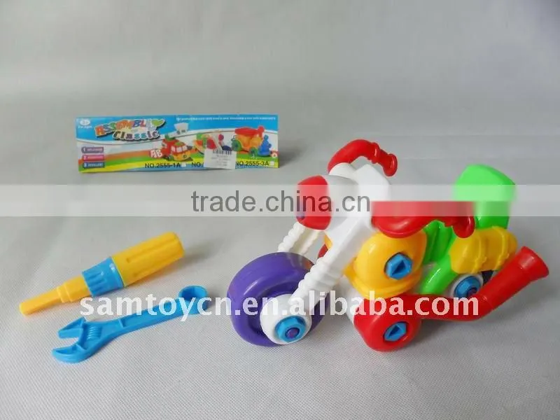 Mini motor self assemble toys