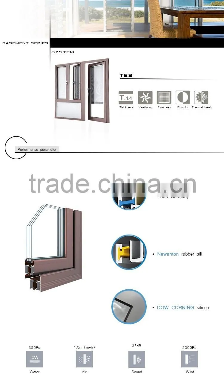 shanghai factory wholesale double glass made in china door and windows