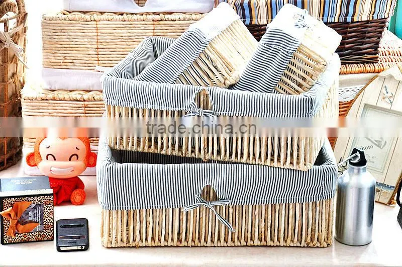 Fashion weave storage basket,3PCS/set storage basket