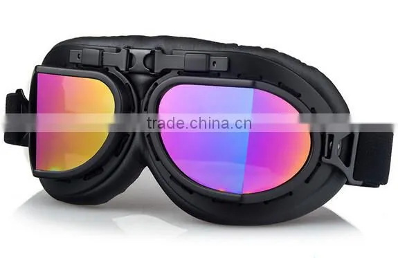 Colorful motor goggle with anti-scratch lens