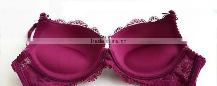 sexy bra and panty new design push up bra set(FPY305)
