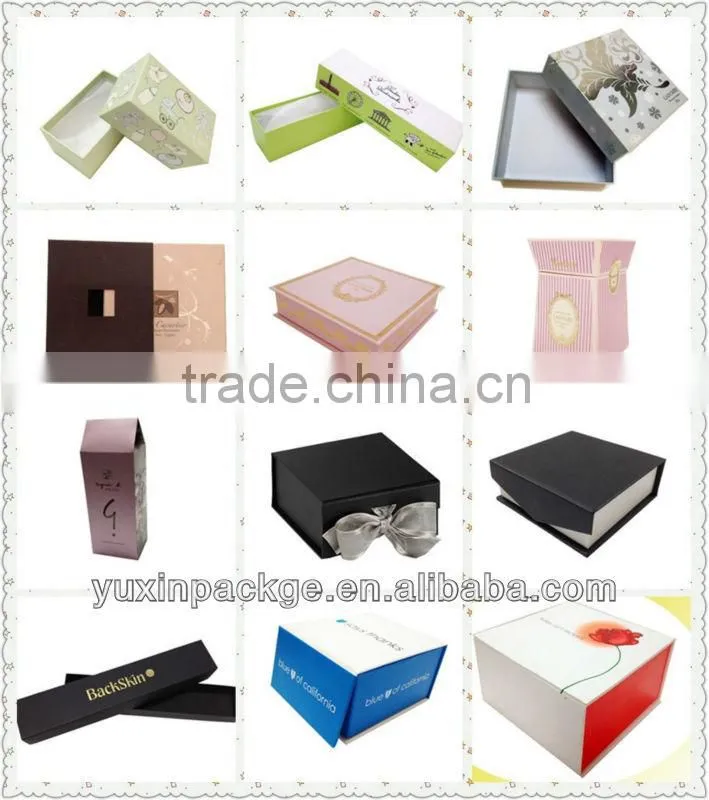 black magnet iphone5 case packing box with EVA insert