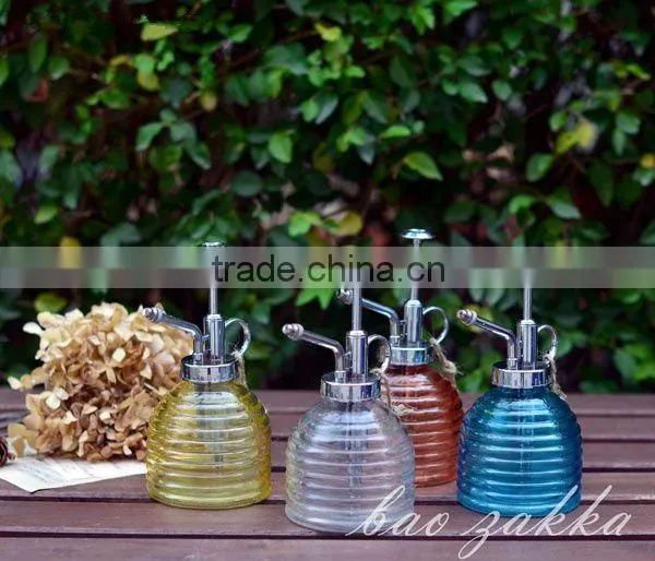 watring device, glass bottle, with spray pump