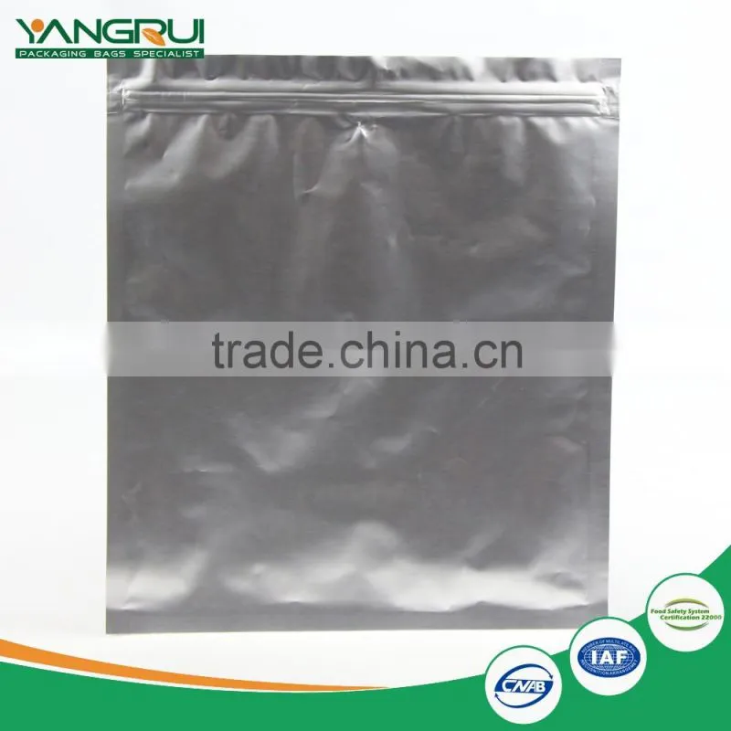 custom printed foil standing zipper bag