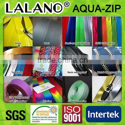 fashion clothing chain of zippers with OEKO-TEX CARTIFIED