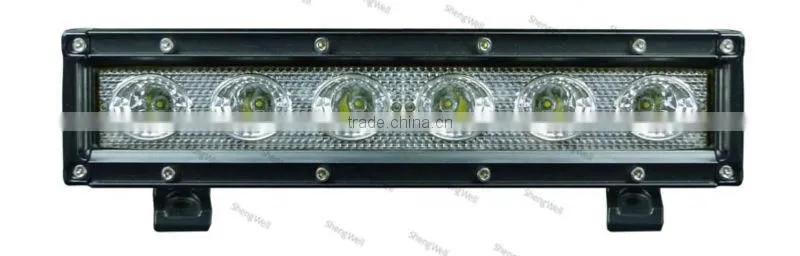 ShengWell Auto led light bar 30W 9-32V IP67 Single Row led light bar 10" CREE led bar light 12v led light bar