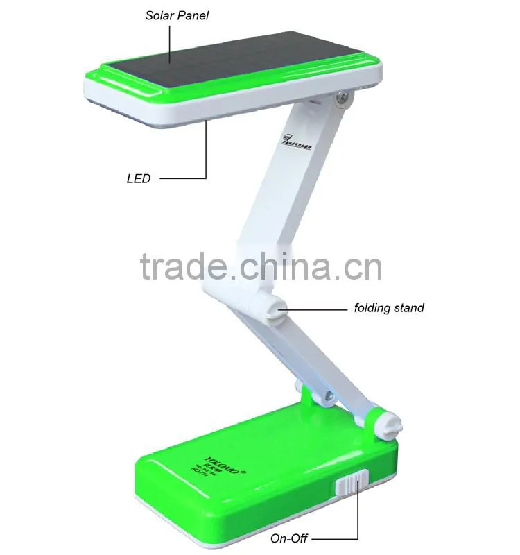 Folding lights rechargeable Table lamp Solar desk lamp