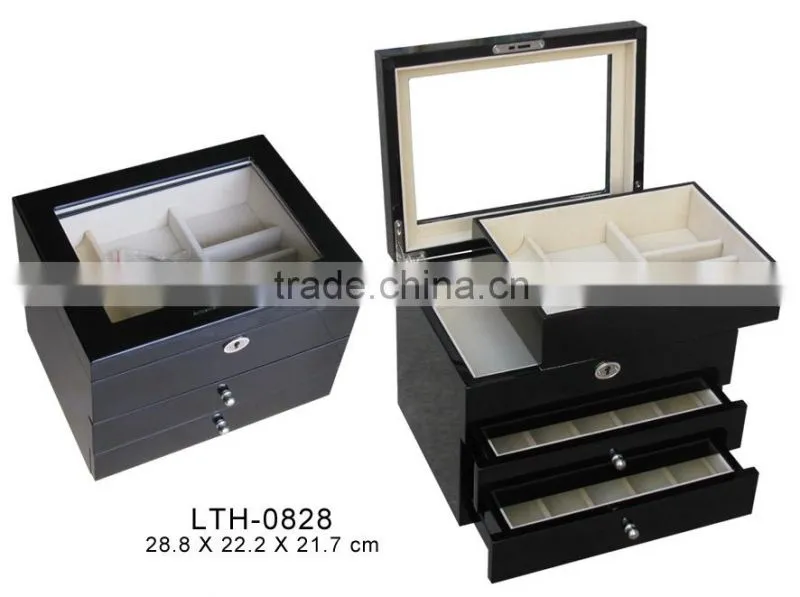 jewelry antique wood chest