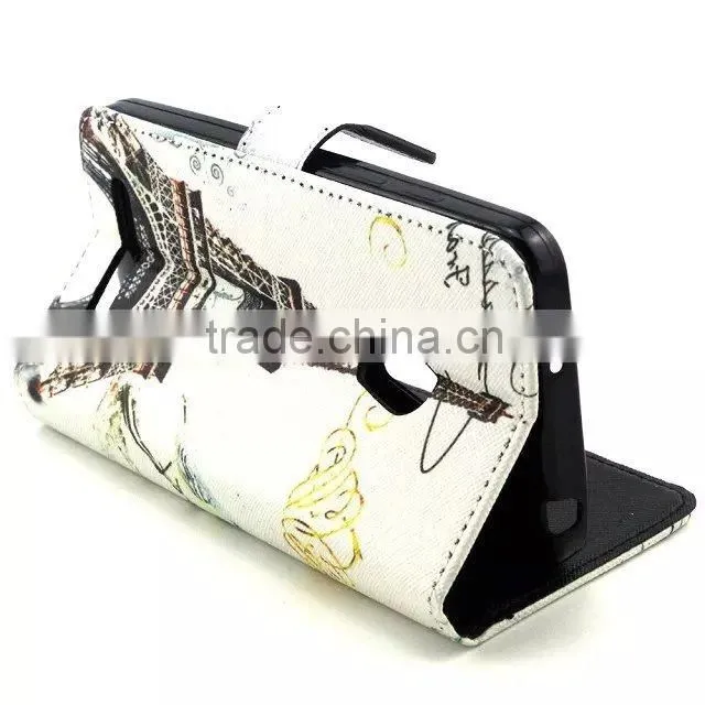Color Print Slim Wallet Leather Case Cover For Asus Zenfone 5