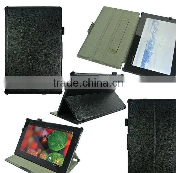 2013 New leather case cover for Sony Xperia Tablet Z