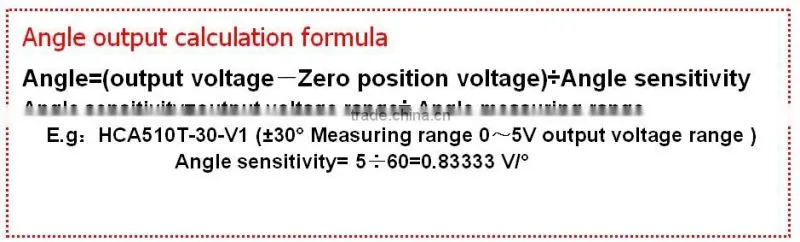 HCA510T MEMS Based Voltage Type Single-axis Level Sensor, Full Metal Jacket, IP68 protection