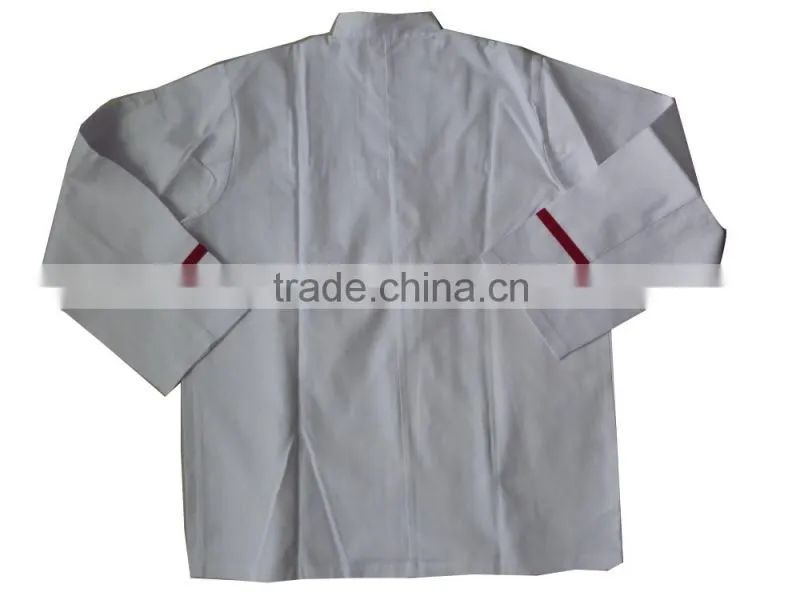 green piping chef coat,executive chef uniform,short sleeves chef coat with embroidery