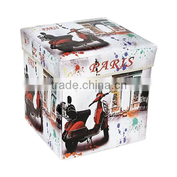 New Style Vintage Cheap Storage Stool Seating Box