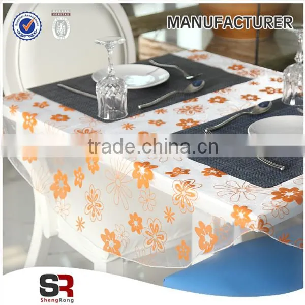 Woven Technics and Plain Dyed Pattern Table Cloth Factory