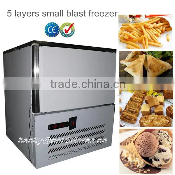 Stainless steel mini blast freezer and chiller for food 12kg