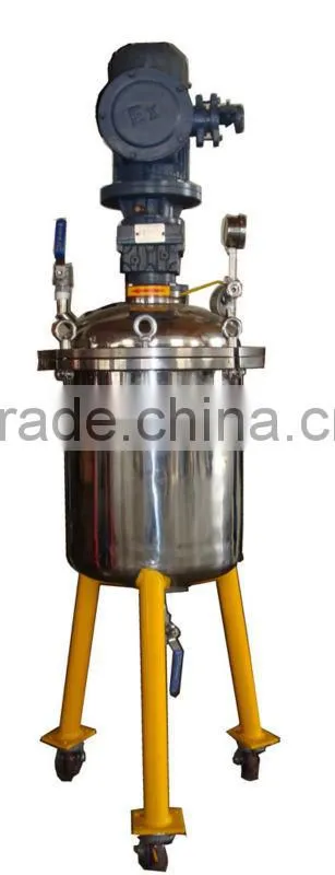 SS304 or SS316L Stainless Steel Mixer Reactor Mixing Tank