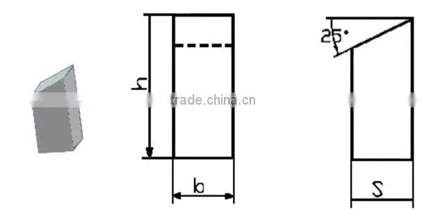 Yg6 YG8 YG13 carbide block core drill bit carbide insert