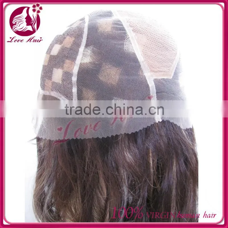 Mixed color 100% human hair wig for black women wearing full lace wig