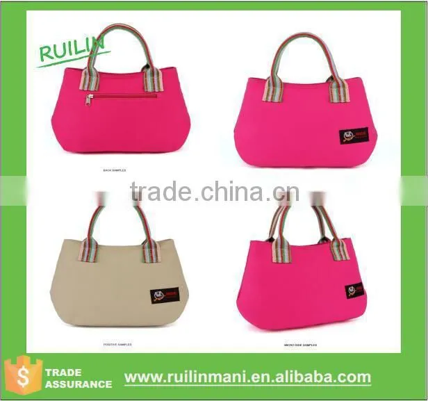 Trendy Casual Canvas Multifunctional ladies fancy handbags for women