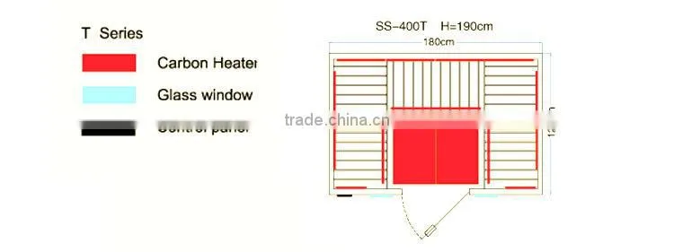 Infrared radiation equipment tourmaline sauna dome infrared sauna