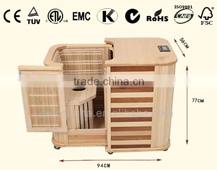 HY-003 Portable Mini Infrared Sauna Foot Massager Half Body Folding Infrared Sauna
