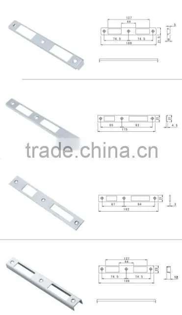 81848905Aluminum alloy accessories-bend pinch plate
