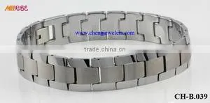 IP black charms for bracelets, magnetic bracelet, mens bracelet