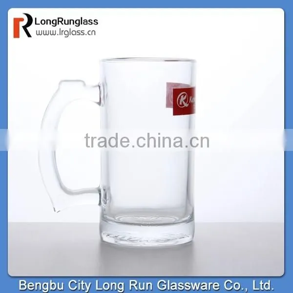 LongRun 370ml wholesale round bottom custom sprinting heavy beer mug