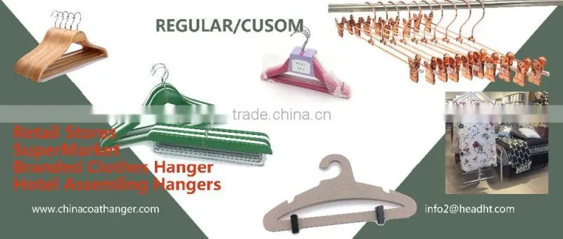 Wooden clamp pants hanger hair extension wood pants skirt hanger