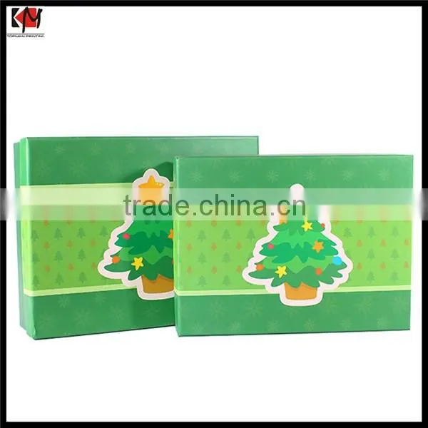 Customized Christmas Gift Box with Lids New Design Paper Gift Box