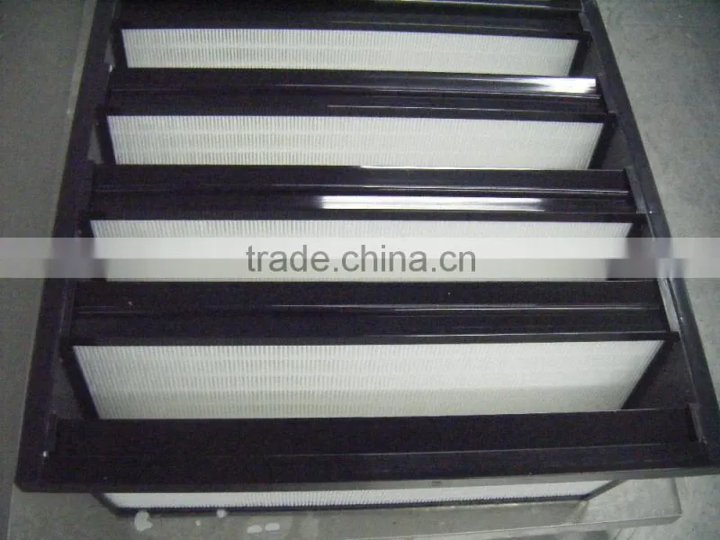Plastic Frame V bank filter F8