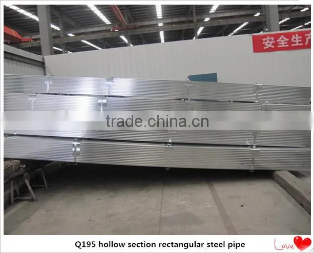 China manufacturer! Q195 hollow section rectangular steel tube