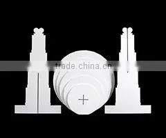White Cupcake Stands, 5 Tier Double Wall Corrugated