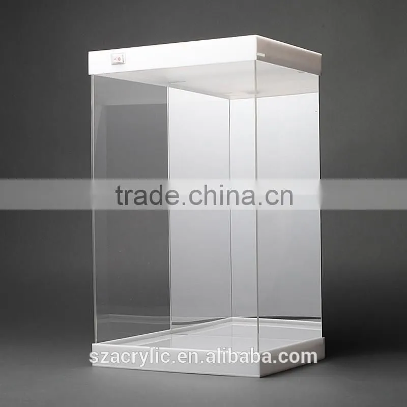 LED Light acrylic figure display case